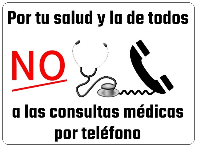 En este momento estás viendo No a las consultas médicas por teléfono.