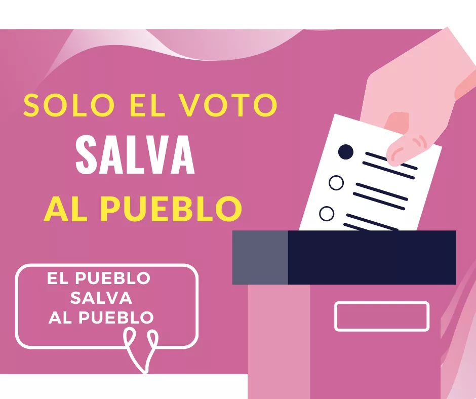 Lee más sobre el artículo Solo el voto salva al pueblo.