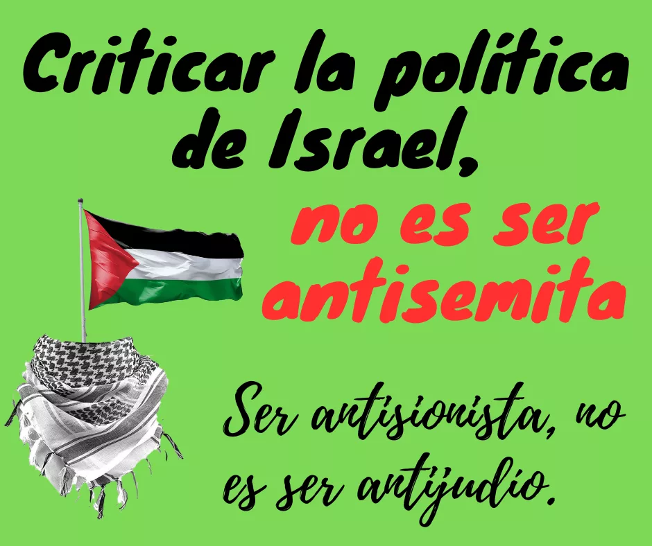 Lee más sobre el artículo Criticar la política de Israel, no es ser antisemita.