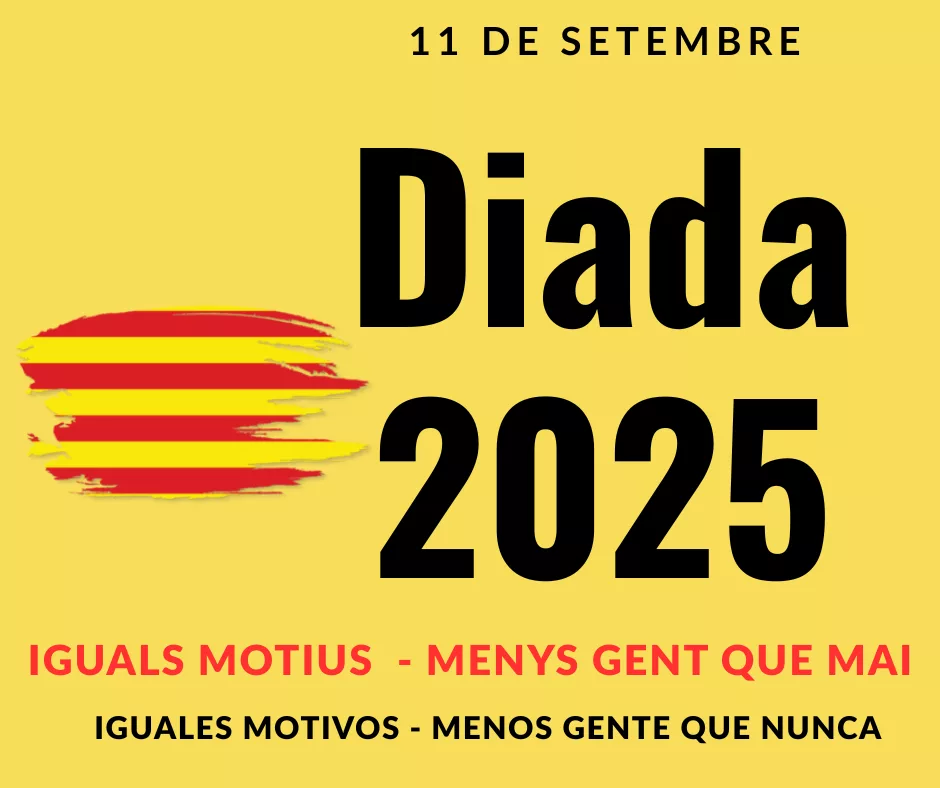 Lee más sobre el artículo Diada 2025: iguales motivos y menos gente que nunca.