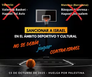 Lee más sobre el artículo Sancionar a Israel, en el ámbito deportivo y cultural.