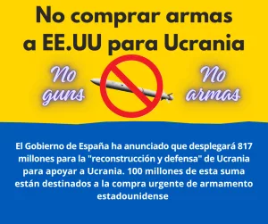 Lee más sobre el artículo No comprar armas a EE.UU para Ucrania.