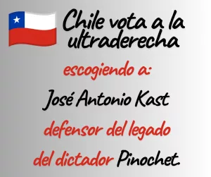Lee más sobre el artículo Un defensor de la dictadura de Pinochet será presidente de Chile.