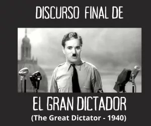 Lee más sobre el artículo Discurso final de «El Gran Dictador».