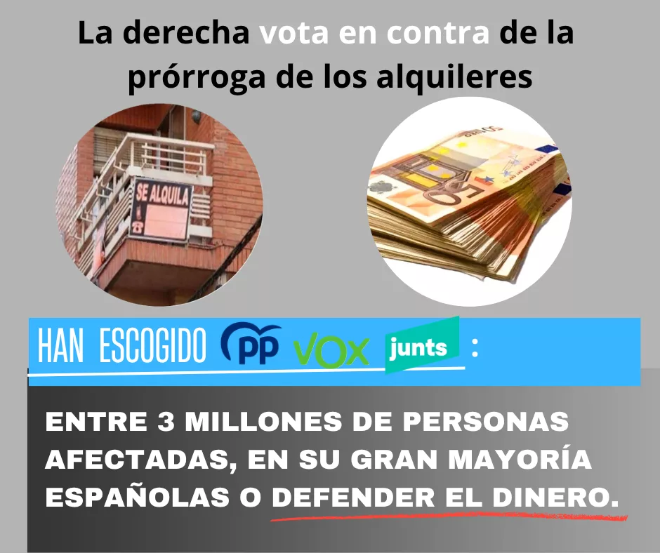 Lee más sobre el artículo La prórroga de los alquileres rechazada por la derecha.