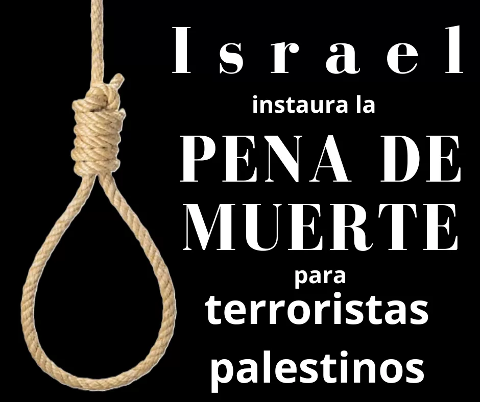 En este momento estás viendo Pena de muerte a personas palestinas acusadas de terrorismo.