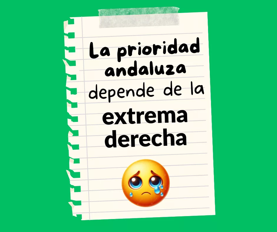 Lee más sobre el artículo La prioridad andaluza depende de la extrema derecha.