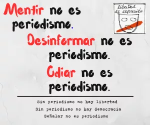 Lee más sobre el artículo Señalar no es periodismo.