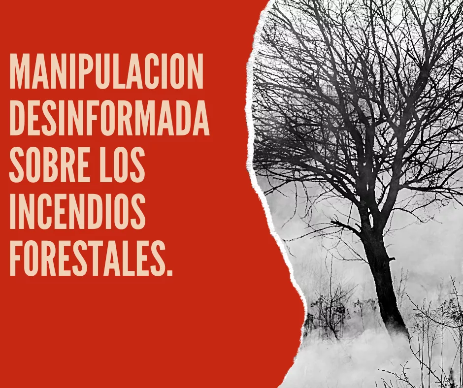 En este momento estás viendo Manipulación desinformada sobre los incendios forestales.