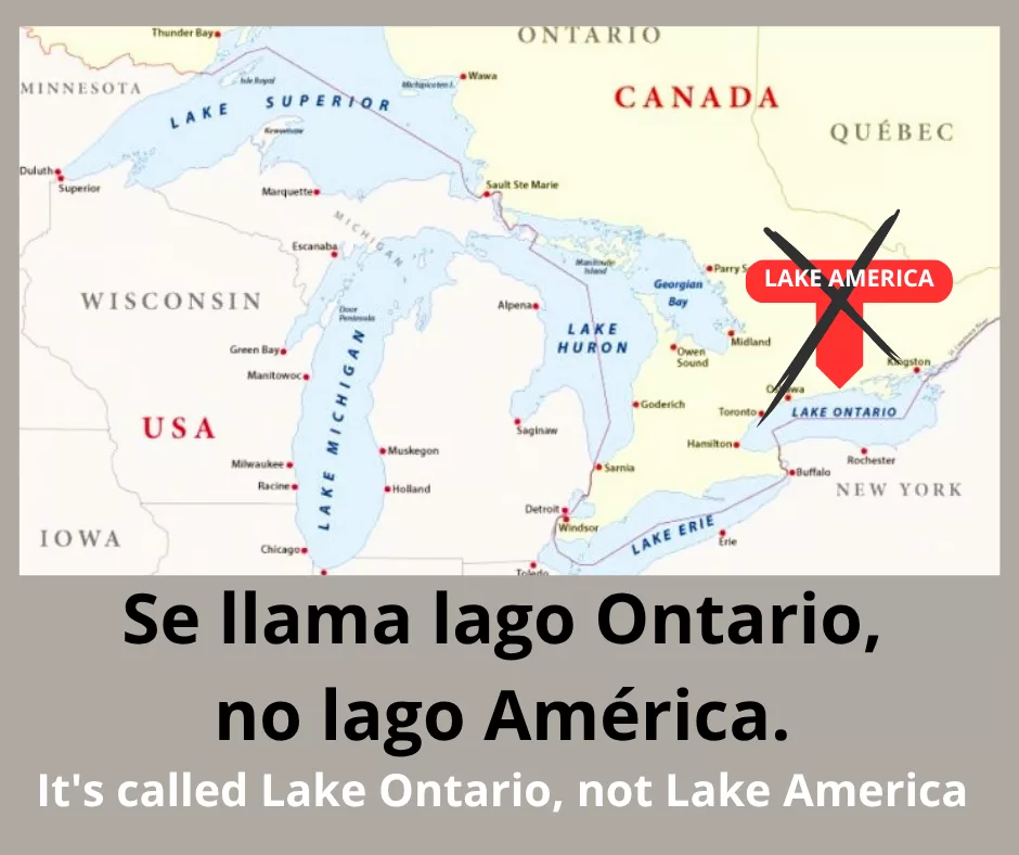 Lee más sobre el artículo Se llama lago Ontario, no lago América.