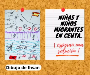 Lee más sobre el artículo Niñas y niños migrantes en Ceuta, esperan una solución.