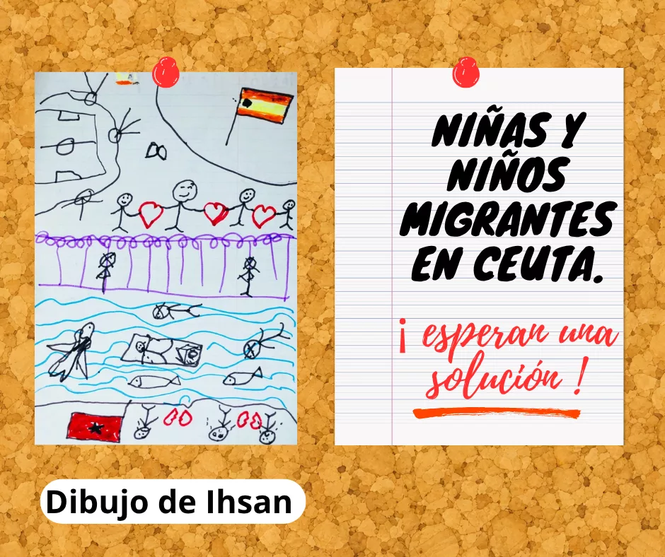 Lee más sobre el artículo Niñas y niños migrantes en Ceuta, esperan una solución.