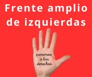 Lee más sobre el artículo Un frente amplio de izquierdas imposible.