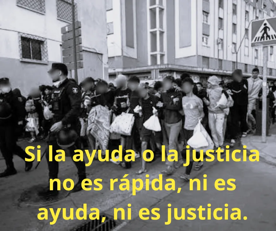 En este momento estás viendo Si la ayuda o la justicia no es rápida, ni es ayuda, ni es justicia.