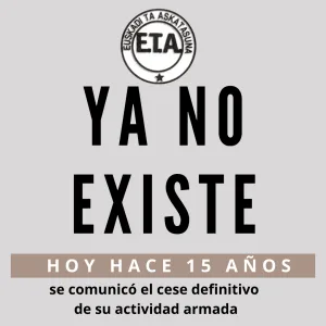 Lee más sobre el artículo ETA no existe, aunque ciertas personas aún no se han enterado.